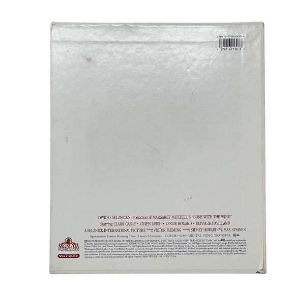 Gone with the Wind Deluxe Edition VHS Set Vintage 1992 - Picture 5 of 8